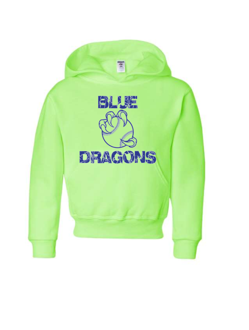 Blue Dragon Lime Hoodie