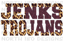 Load image into Gallery viewer, Jenks Cheetah and Glitter Vintage Hoodie
