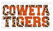 Load image into Gallery viewer, Coweta Cheetah and Glitter Vintage Hoodie
